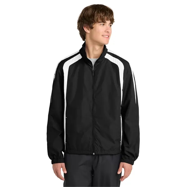 Sport-Tek Colorblock Raglan Jacket.... from ASI 84863 SanMar