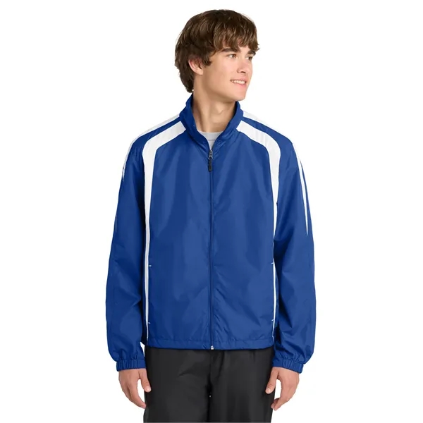 Sport-Tek Colorblock Raglan Jacket.... from ASI 84863 SanMar