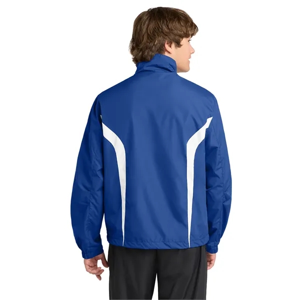 Sport-Tek Colorblock Raglan Jacket.... from ASI 84863 SanMar