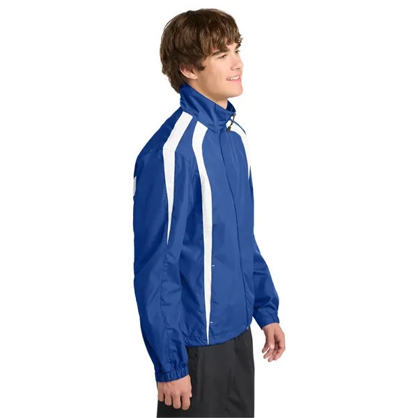 Sport-Tek Colorblock Raglan Jacket.... from ASI 84863 SanMar