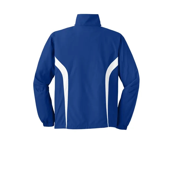 Sport-Tek Colorblock Raglan Jacket.... from ASI 84863 SanMar