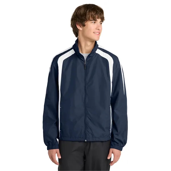 Sport-Tek Colorblock Raglan Jacket.... from ASI 84863 SanMar