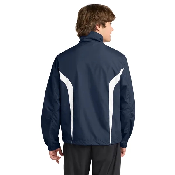 Sport-Tek Colorblock Raglan Jacket.... from ASI 84863 SanMar