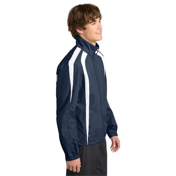 Sport-Tek Colorblock Raglan Jacket.... from ASI 84863 SanMar