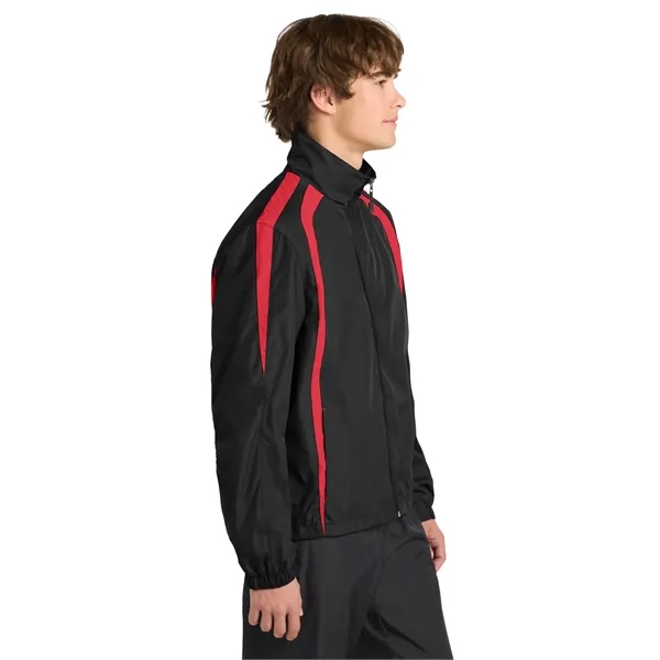 Sport-Tek Colorblock Raglan Jacket.... from ASI 84863 SanMar