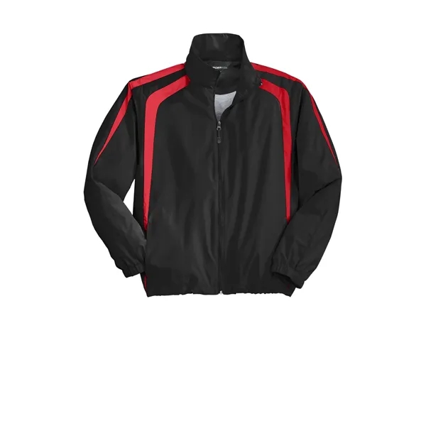Sport-Tek Colorblock Raglan Jacket.... from ASI 84863 SanMar