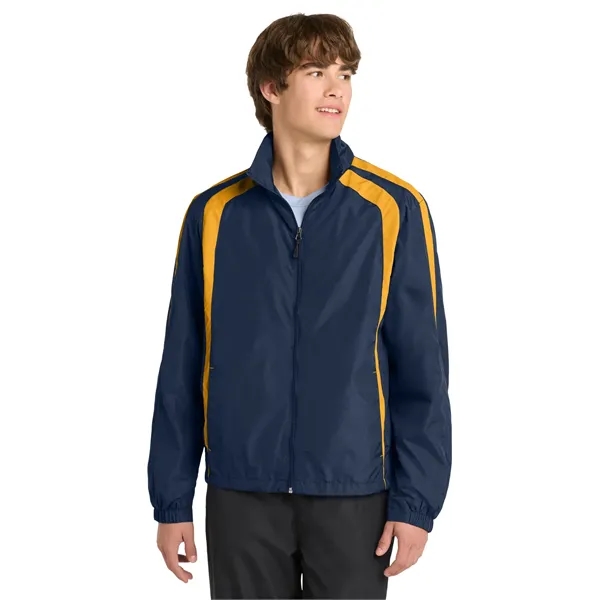 Sport-Tek Colorblock Raglan Jacket.... from ASI 84863 SanMar