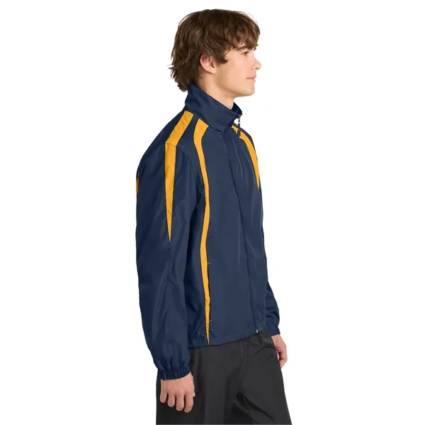Sport-Tek Colorblock Raglan Jacket.... from ASI 84863 SanMar