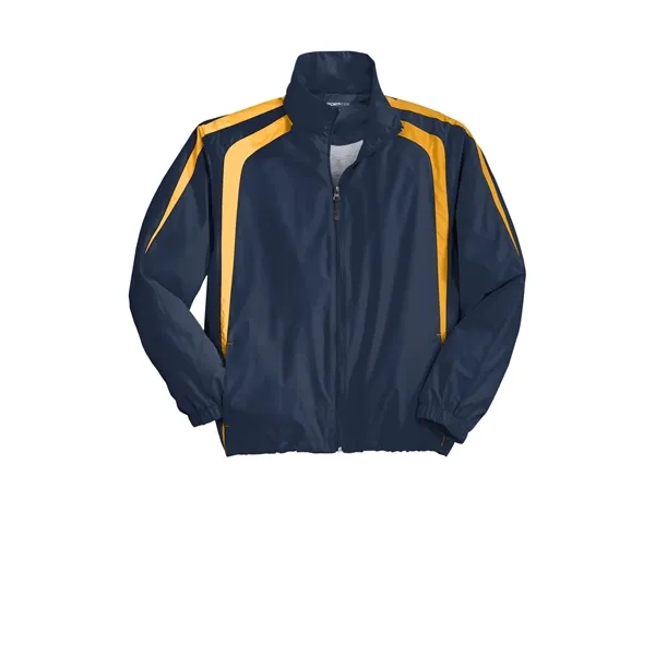 Sport-Tek Colorblock Raglan Jacket.... from ASI 84863 SanMar