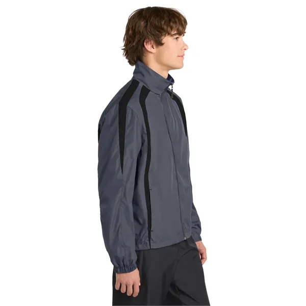 Sport-Tek Colorblock Raglan Jacket.... from ASI 84863 SanMar