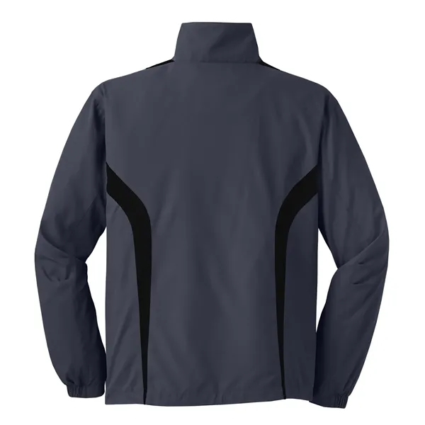 Sport-Tek Colorblock Raglan Jacket.... from ASI 84863 SanMar