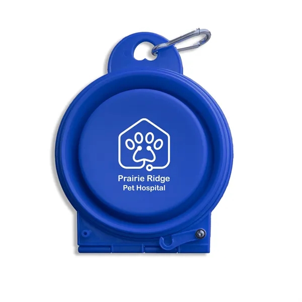 Collapsible Pet Bowl with two bowls that hold 300 ml of... from ASI 54040 Fey Promo / Mi Line by Fey