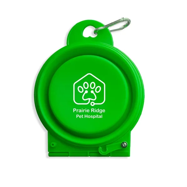 Collapsible Pet Bowl with two bowls that hold 300 ml of... from ASI 54040 Fey Promo / Mi Line by Fey