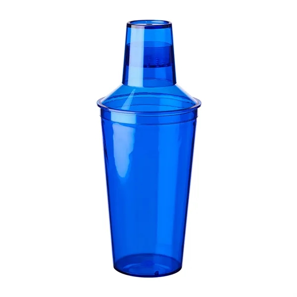 Plastic cocktail shaker with a 17 oz. capacity plus 1 color... from ASI 37218 Athena Promo (tm)