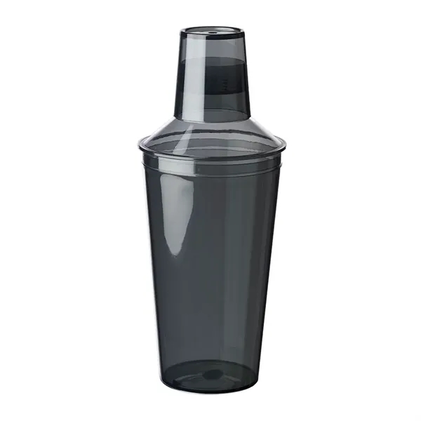 Plastic cocktail shaker with a 17 oz. capacity plus 1 color... from ASI 37218 Athena Promo (tm)