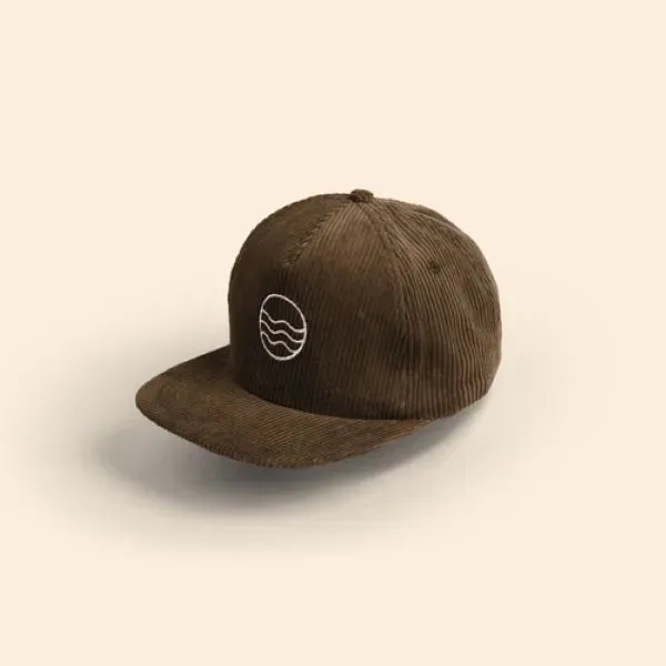 5-Panel Hat - Flat Brim - Structured - Corduroy.  Embroidery... from ASI 74710 Numo