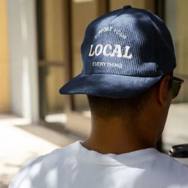 5-Panel Hat - Flat Brim - Unstructured - Corduroy.  One... from ASI 74710 Numo