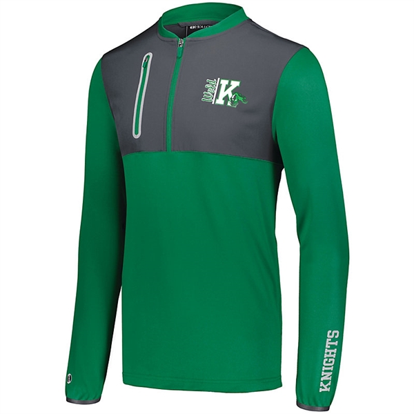 Weld Hybrid Pullover with 4-way stretch woven fabric front panel and... from ASI 37461 Augusta Sportswear