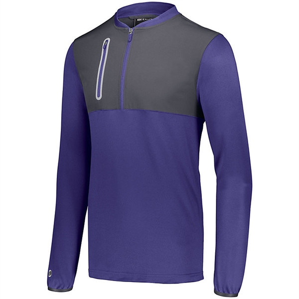 Weld Hybrid Pullover with 4-way stretch woven fabric front panel and... from ASI 37461 Augusta Sportswear