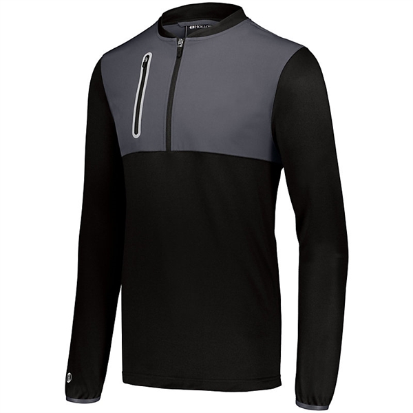 Weld Hybrid Pullover with 4-way stretch woven fabric front panel and... from ASI 37461 Augusta Sportswear