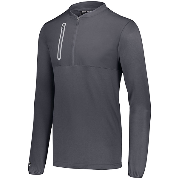 Weld Hybrid Pullover with 4-way stretch woven fabric front panel and... from ASI 37461 Augusta Sportswear