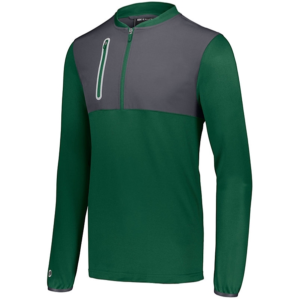 Weld Hybrid Pullover with 4-way stretch woven fabric front panel and... from ASI 37461 Augusta Sportswear