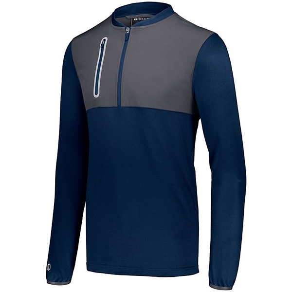 Weld Hybrid Pullover with 4-way stretch woven fabric front panel and... from ASI 37461 Augusta Sportswear
