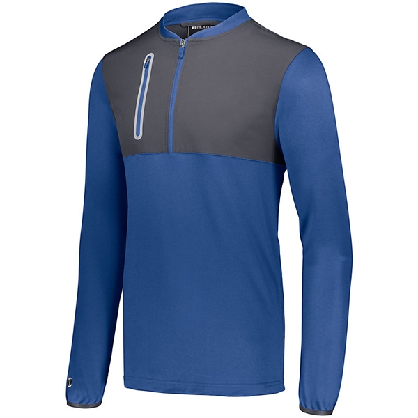 Weld Hybrid Pullover with 4-way stretch woven fabric front panel and... from ASI 37461 Augusta Sportswear