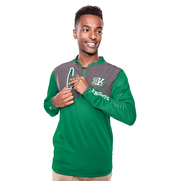 Weld Hybrid Pullover with 4-way stretch woven fabric front panel and... from ASI 37461 Augusta Sportswear