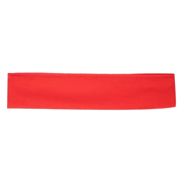Athletic tie back polyester sports headband plus 1 color silkscreen imprint... from ASI 37218 Athena Promo (tm)