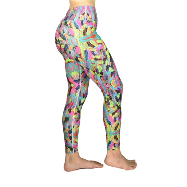 Fully Customized Yoga Pants with side pocket made of 240gsm 88%... from ASI 72657 Active Life Promo / Active Life Promo