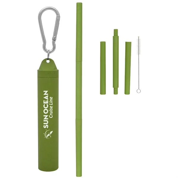 Reusable straw that measures 9" and wire cleaning brush in a... from ASI 61125 Hit Promotional Products / Hit®