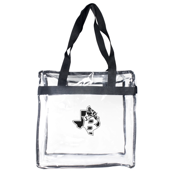 Clear zippered stadium tote bag.... from ASI 93520 Ventura Inc