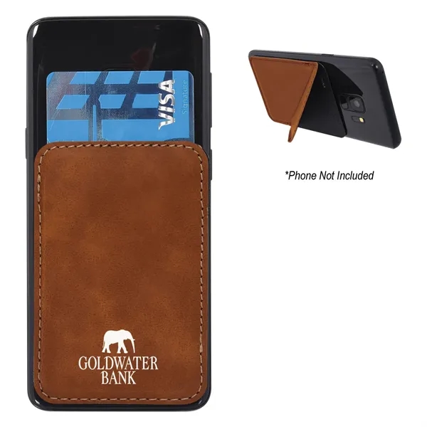 Phone wallet with space for cards and cash and a kickstand... from ASI 61125 Hit Promotional Products / Hit®
