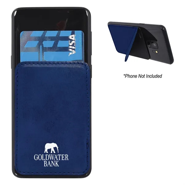 Phone wallet with space for cards and cash and a kickstand... from ASI 61125 Hit Promotional Products / Hit®