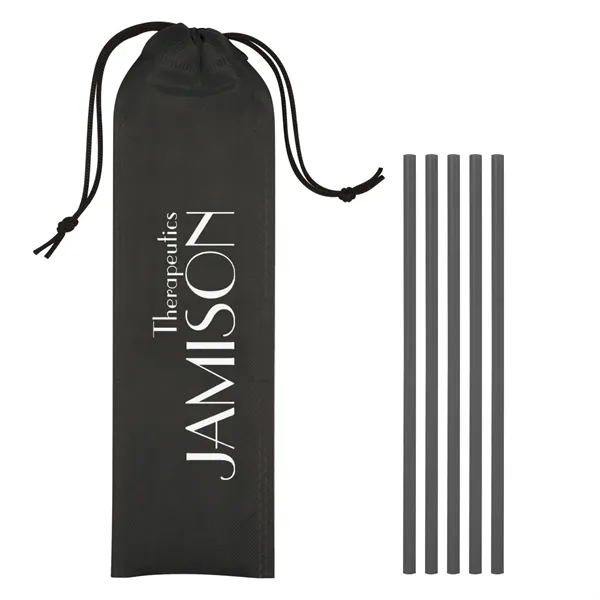 Handcrafted, unique, reusable Joplin straw made of food-grade silicone with a... from ASI 61125 Hit Promotional Products / Hit®