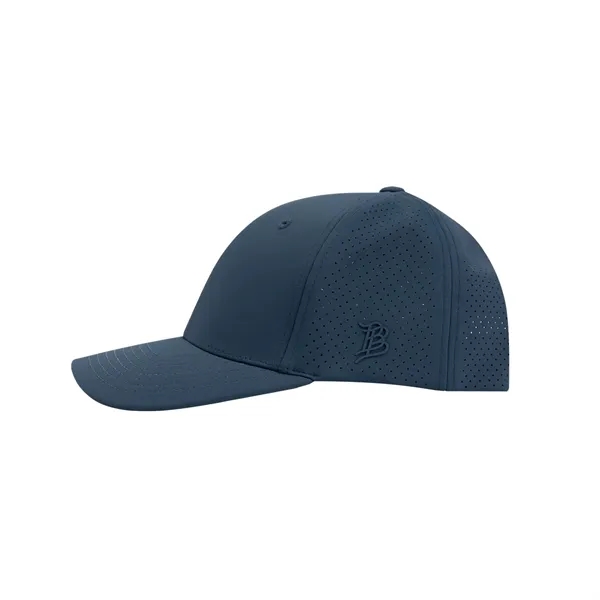 6 panel, mid profile polyester/spandex cap with stretch-fit sweatband and adjustable... from ASI 61125 Hit Promotional Products / Hit®