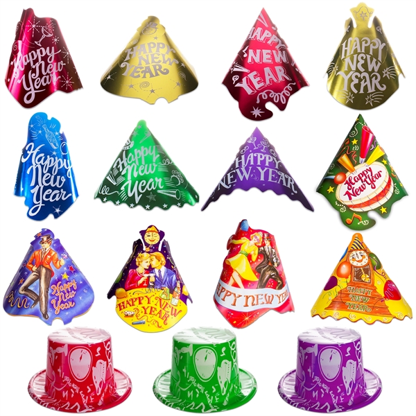Bright and bold New Year's Eve party kit for 100 people... from ASI 42016 Brighter Promotions Inc