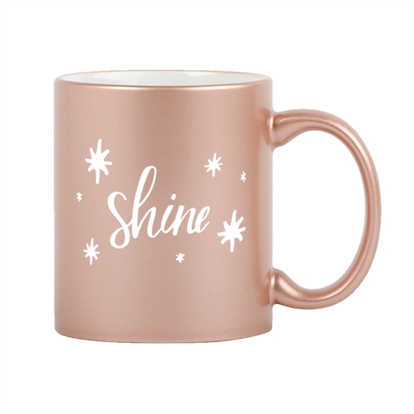 4.75" x 3.75" x 3.25" ceramic mug with metallic finish and... from ASI 74710 Numo / NUMO
