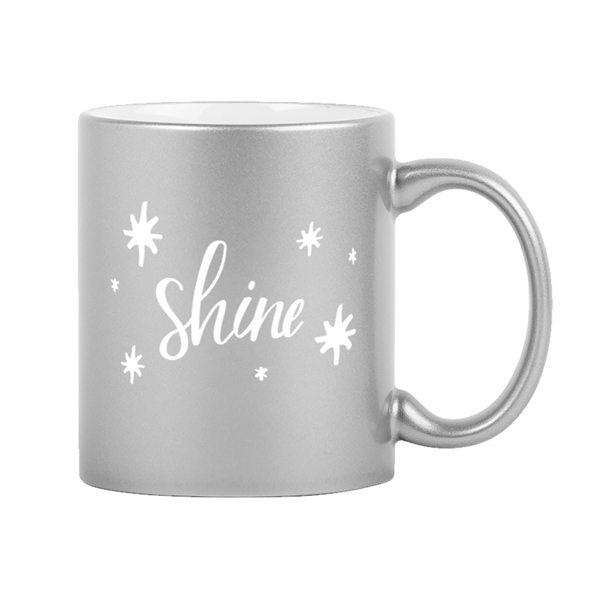 4.75" x 3.75" x 3.25" ceramic mug with metallic finish and... from ASI 74710 Numo / NUMO