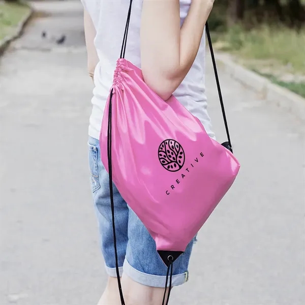 14" x 18" polyester drawstring bag.... from ASI 39552 BEL Promo