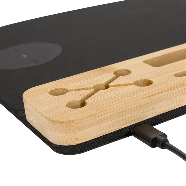 Eco Mouse Pad with 10W Wireless Charger... from ASI 40480 Koozie Group