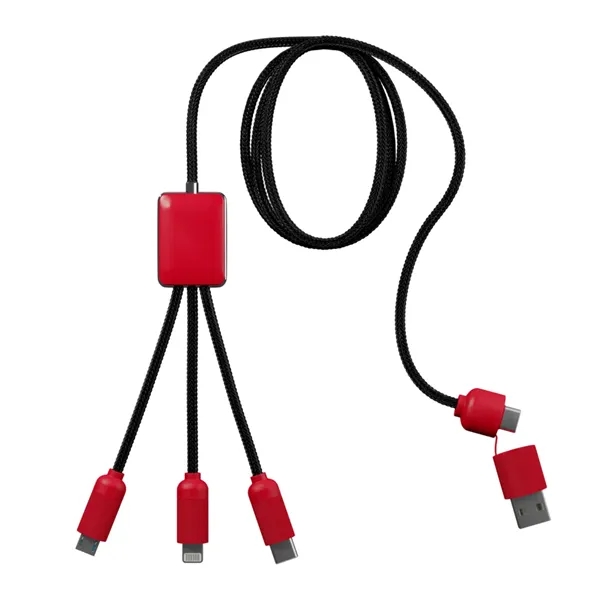 5-in-1 Charging Cable with Light-Up Logo... from ASI 40480 Koozie Group