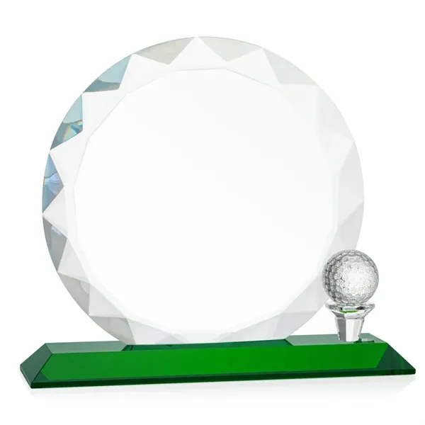 The Starfire Crystal Nashdene Award features gemstone-like facets and a tee... from ASI 84592 St Regis Group / St Regis