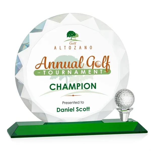 The Starfire Crystal Nashdene VividPrint™ Award features gemstone-like facets and a... from ASI 84592 St Regis Group / St Regis