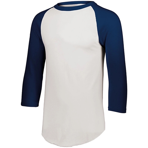 Baseball Jersey 2.0 with  50% polyester/50% cotton jersey knit.... from ASI 37461 Augusta Sportswear