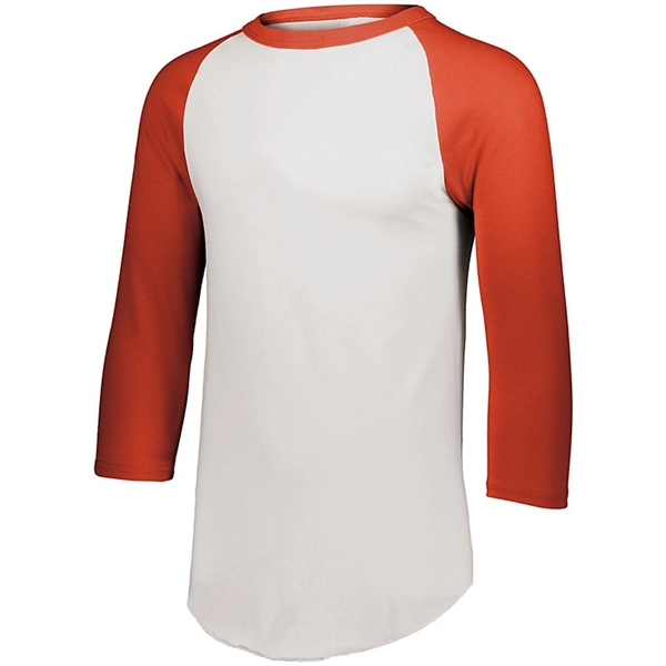 Baseball Jersey 2.0 with  50% polyester/50% cotton jersey knit.... from ASI 37461 Augusta Sportswear