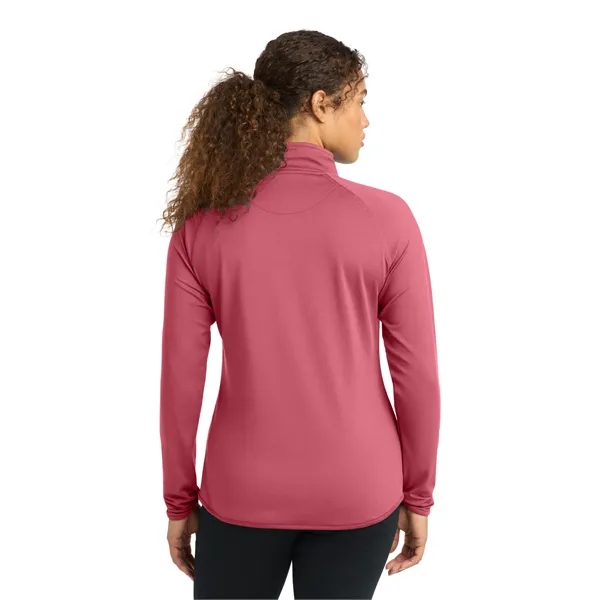 Sport-Tek Ladies Sport-Wick Stretch 1/2-Zip Pullover.... from ASI 84863 SanMar