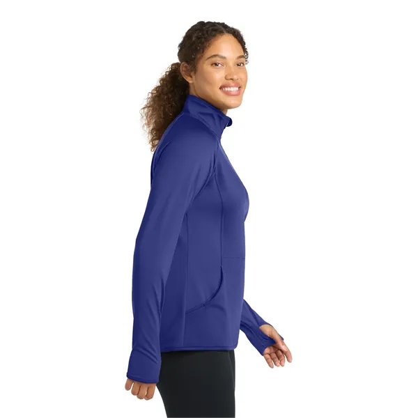 Sport-Tek Ladies Sport-Wick Stretch 1/2-Zip Pullover.... from ASI 84863 SanMar