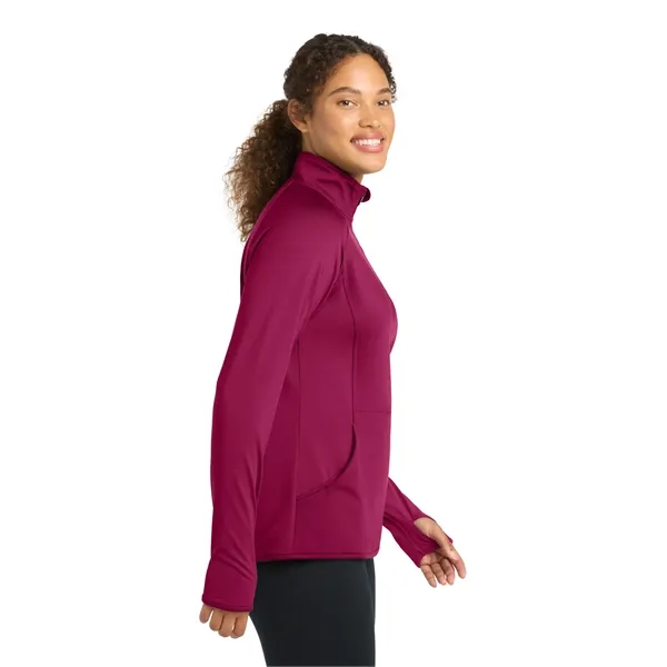 Sport-Tek Ladies Sport-Wick Stretch 1/2-Zip Pullover.... from ASI 84863 SanMar